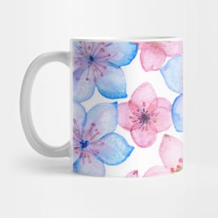 Cherry Blossoms Watercolor Pattern Mug